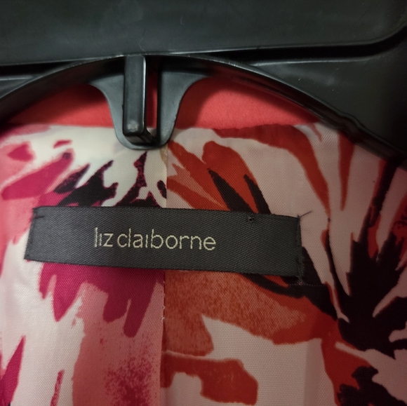 Liz Claiborne Coral Pink Tailored Blazer - Picture 3 of 5